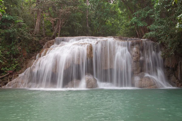 Parco nazionale delle cascate di Erawan, Thailandia — Foto Stock