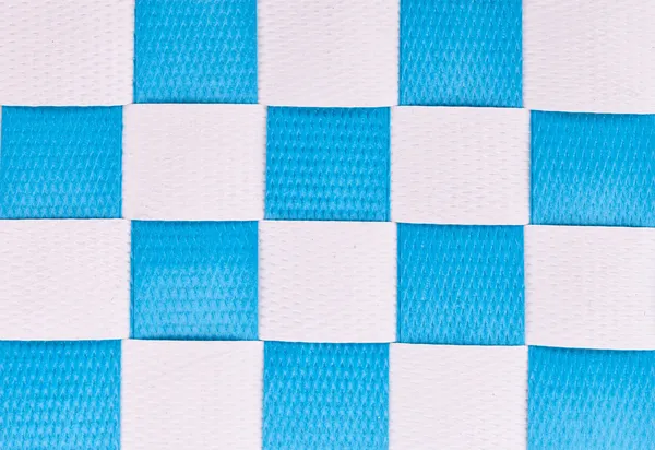 青いプラスチック籐のクローズ アップ — ストック写真