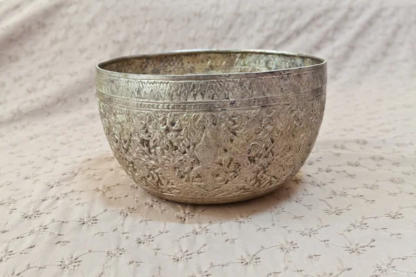 Old Silver Bowl — Stock Photo, Image