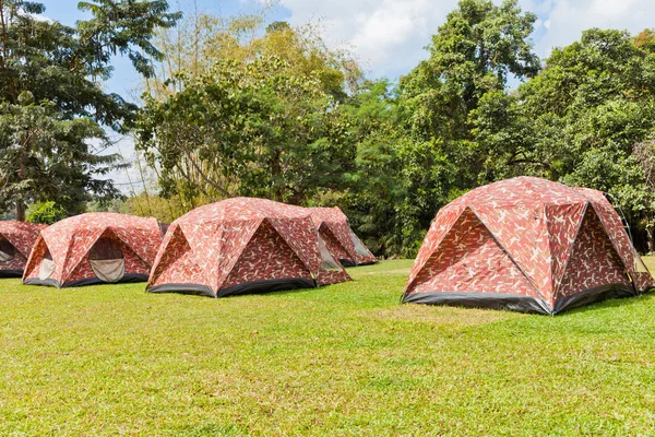 Camping tent in the mountains — Stock Photo, Image