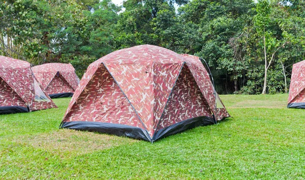 Camping tent in the mountains — Stock Photo, Image