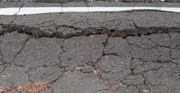 Textura de carretera rota — Foto de Stock