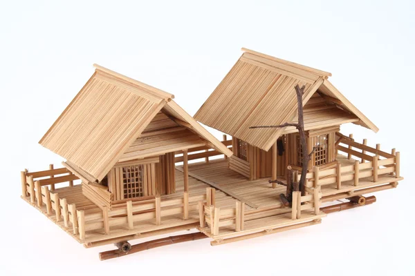 Country Style Wooden House Model — Stock Photo, Image