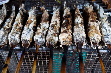 tatlı su balık ızgara, yılanbaşı balık çizgili