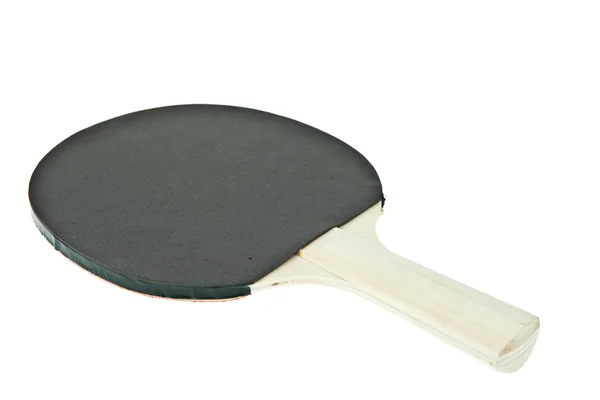 Raquette de ping-pong isolée sur fond blanc — Photo