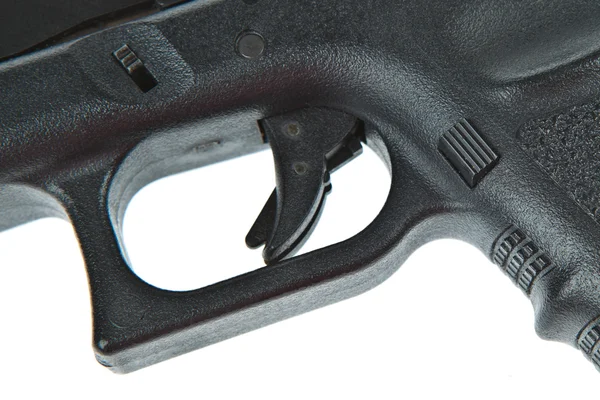 Dubbele vergrendeling veiligheid trigger voor airsoft handpistool, glock model — Stockfoto