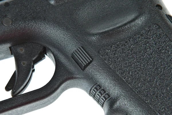 Bouton de déverrouillage du chargeur pour pistolet airsoft, modèle Glock — Photo