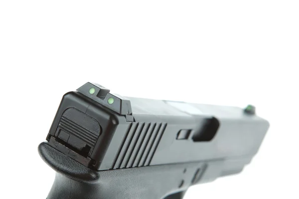 Rear sight of airsoft hand gun, glock model — Stock Photo, Image