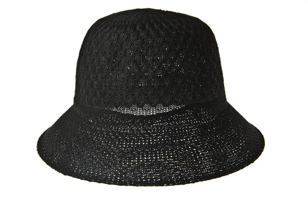 Beautiful black lady hat — Stock Photo, Image