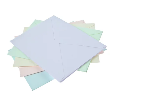 색상형 봉투 — 스톡 사진