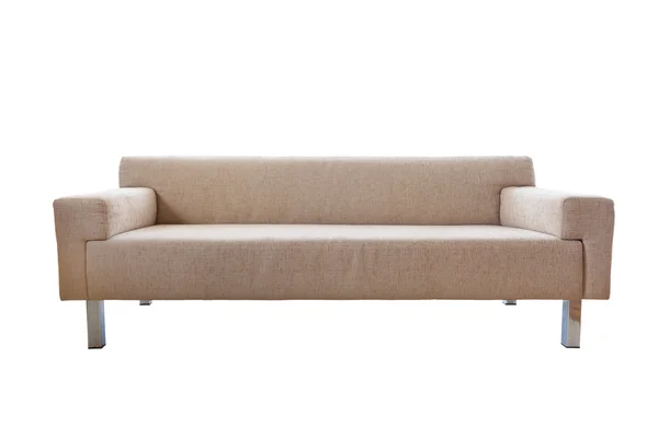 Luxe sofa geïsoleerd op witte achtergrond — Stockfoto