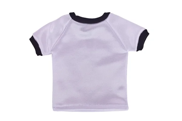 Camisa branca pequena isolada no fundo branco — Fotografia de Stock