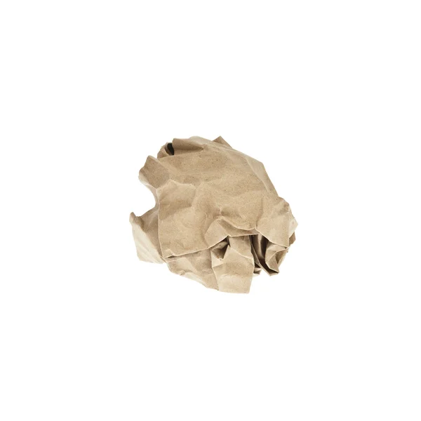 Crumpled paper ball — Stock Photo, Image