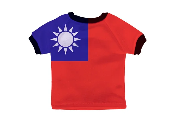 Malé tričko s příznakem taipei izolovaných na bílém pozadí — Stock fotografie