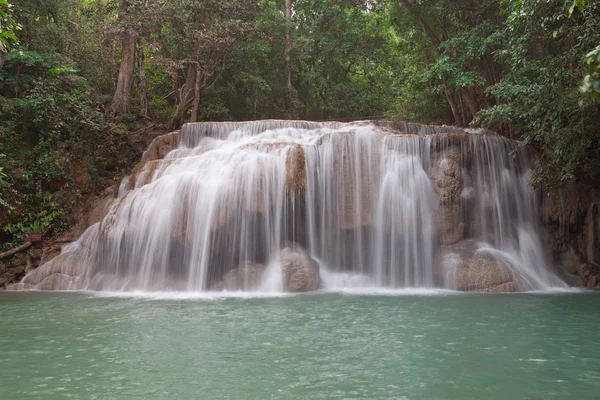 Erawan şelale Milli Parkı, Tayland — Stok fotoğraf