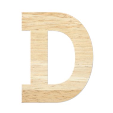 ahşap tahta d harfi