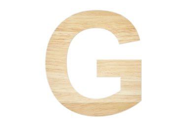 ahşap tahta gelen harf g