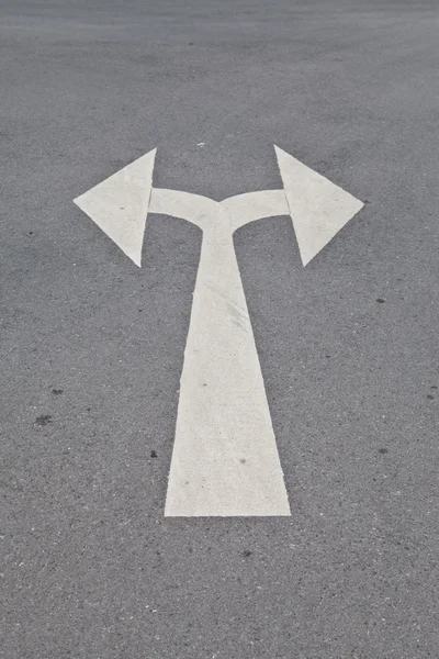 Street, road, arrow direction — Stock Photo, Image