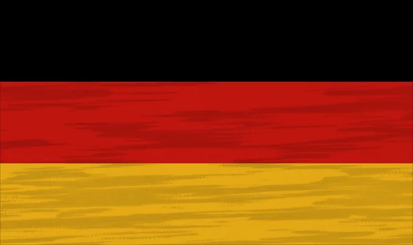 Alemania Bandera de algodón textura —  Fotos de Stock