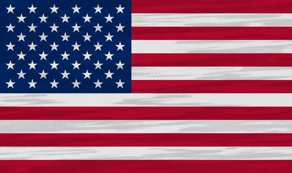 Ons vlag katoen textuur — Stockfoto