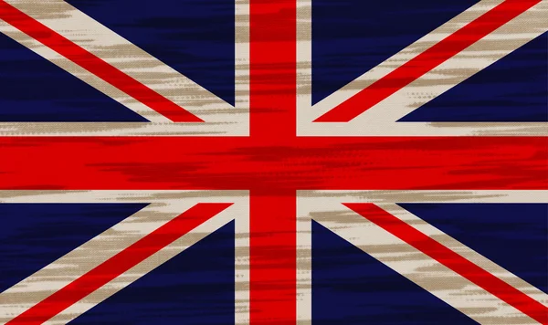 UK Flag cotton texture — Stock Photo, Image