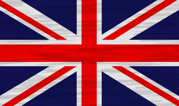 Uk flag baumwolle textur — Stockfoto