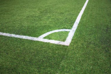 köşe hatta futbol sahası