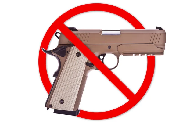 Geen wapen toegestaan — Stockfoto