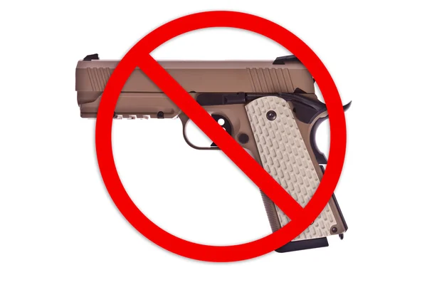 No weapon allowed — Stock Photo, Image