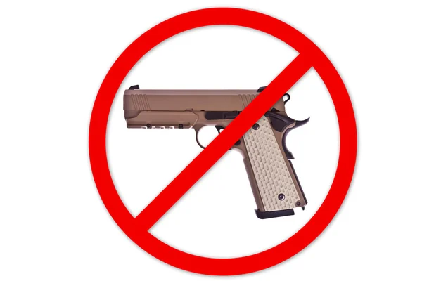 Geen wapen toegestaan — Stockfoto