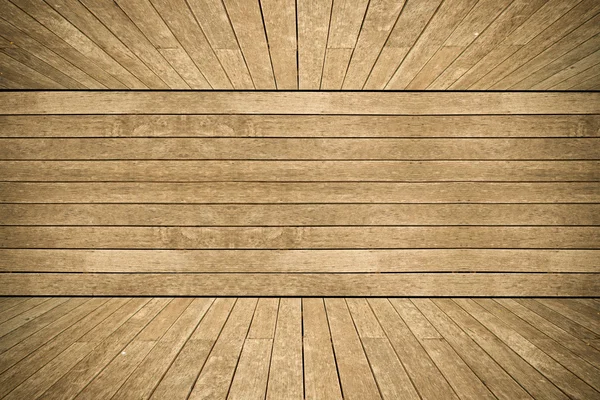 Grunge velho madeira textura quarto fundo — Fotografia de Stock