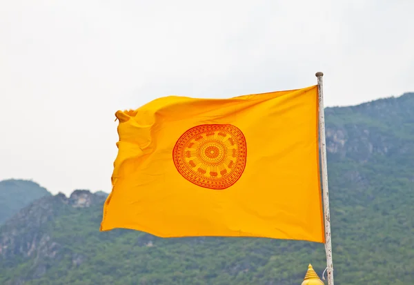 佛教祈祷旗 — 图库照片