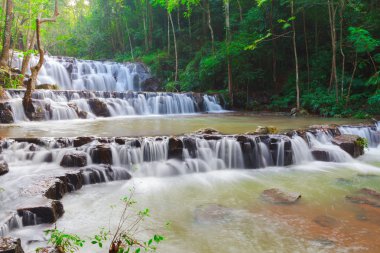 şelale namtok samlan Milli Parkı, saraburi, thailand
