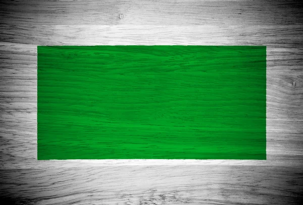Libya flag on wood texture — Stock Photo, Image