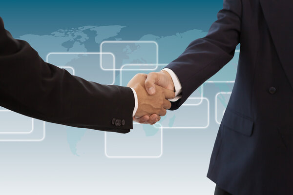 Рукопожатие бизнесмена

