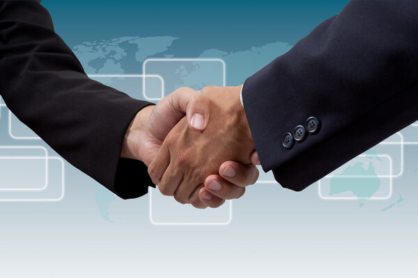 Рукопожатие бизнесмена

