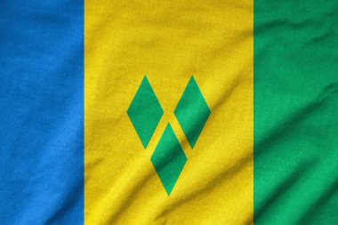 fırfır yakalı saint vincent ve Grenadinler bayrağı