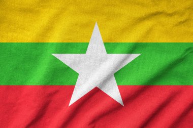 Myanmar bayrağı karıştırdı