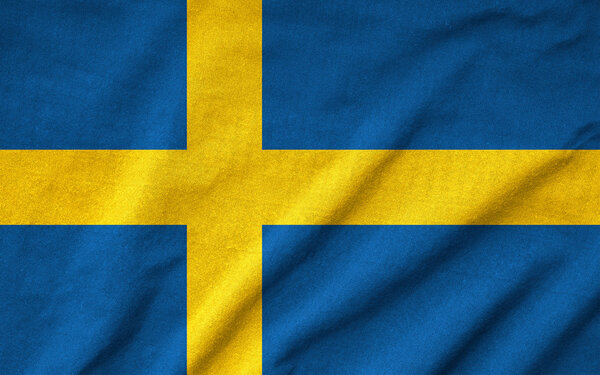 Мягкий флаг Швеции
