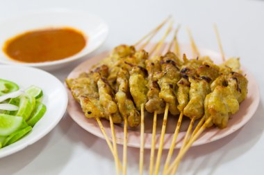 ızgara domuz eti satay
