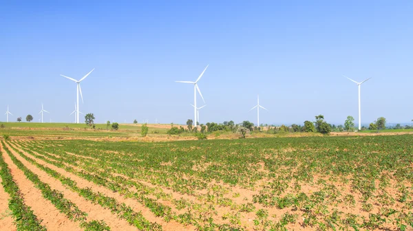 Generátor větrné turbíny — Stock fotografie