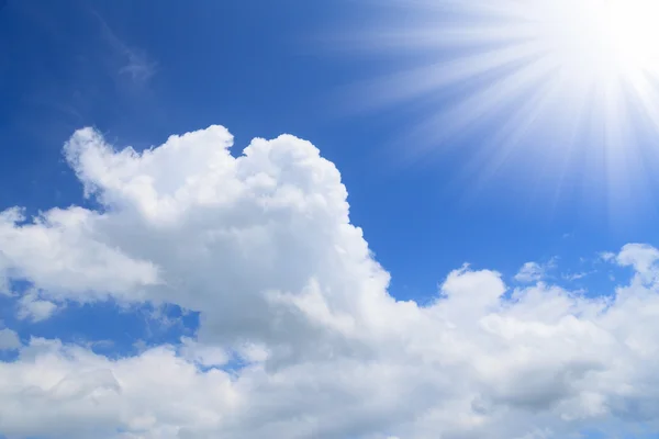 Blue sky with cloud — Stock Photo, Image