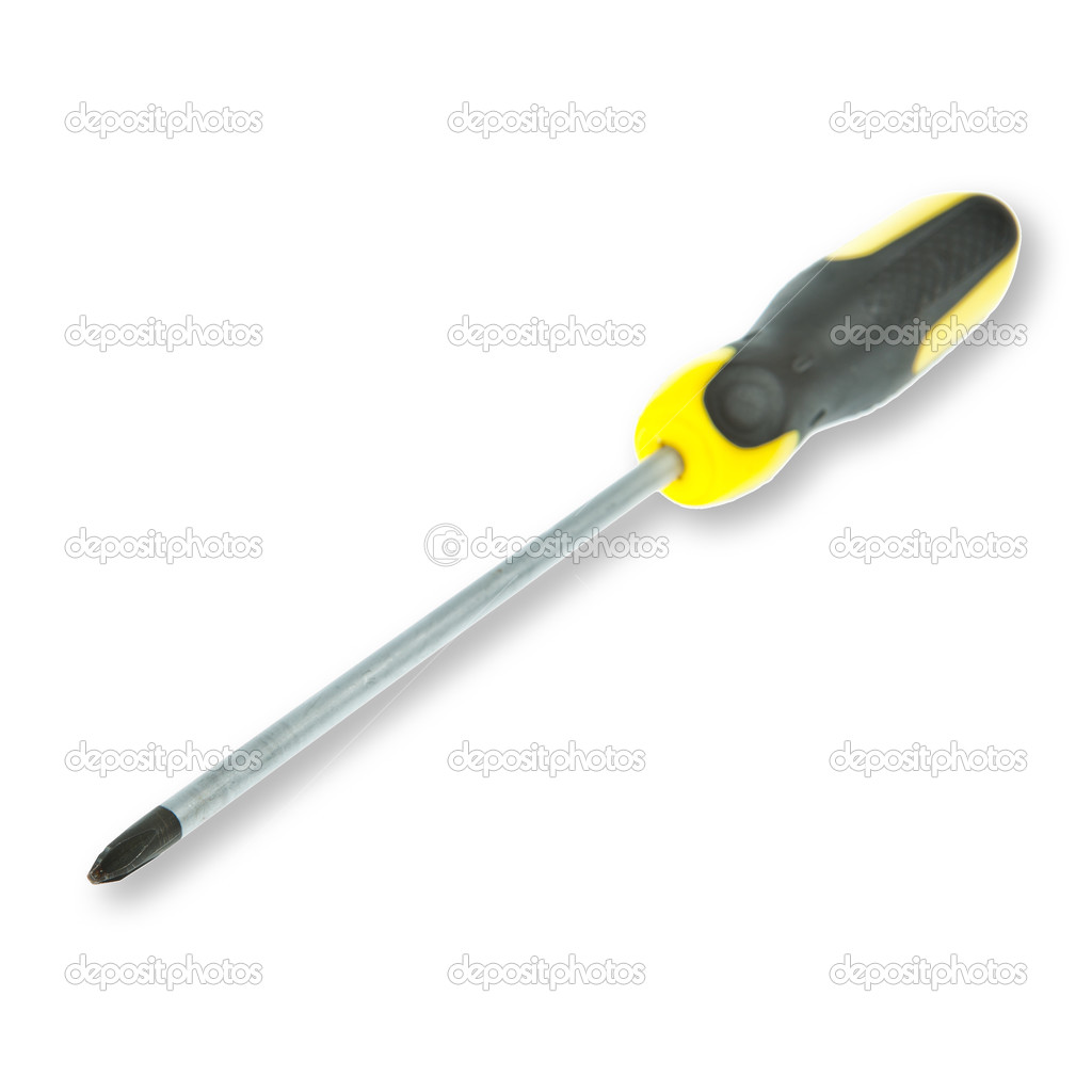 Screwdriver isolated on a white background
