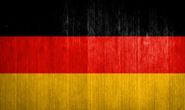 Флаг Германии на деревянном фоне — стоковое фото