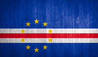 ahşap arka plan bayrak Cape verde