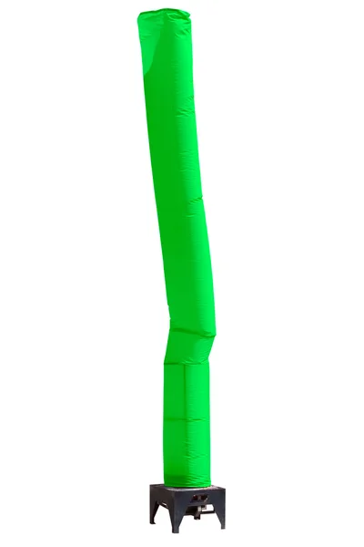 Espositore per palloncino tubo cielo verde — Foto Stock
