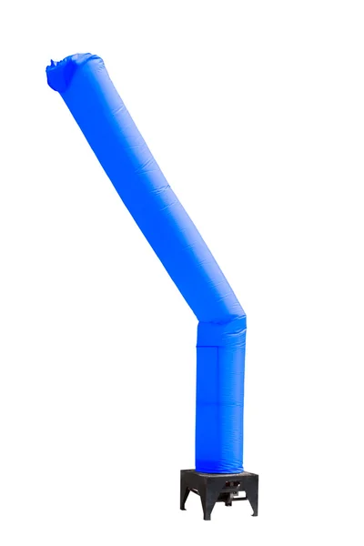 Blue sky tube balloon display stand — Stock Photo, Image