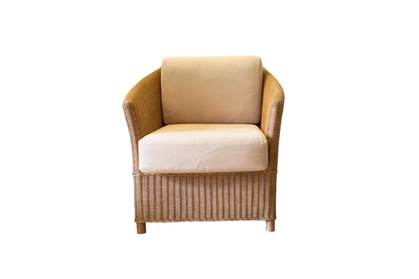 Мебель для кресла на белом фоне — стоковое фото