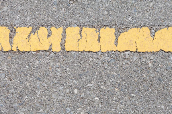 Sarı çizgi işareti — Stok fotoğraf
