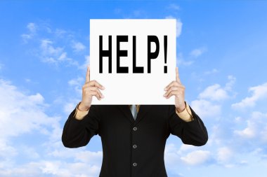 işadamı kağıt tahtada anlatım yardım göster